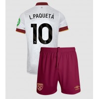 Echipament fotbal West Ham United Lucas Paqueta #10 Tricou Treilea 2024-25 pentru copii maneca scurta (+ Pantaloni scurti)